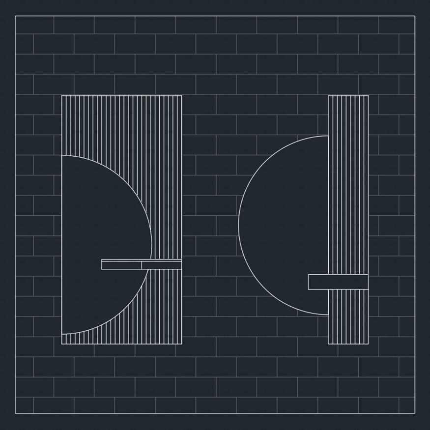 Download DYNAMIC CAD BLOCKS Wall Mirrors | CADasBuilt – cadasbuilt