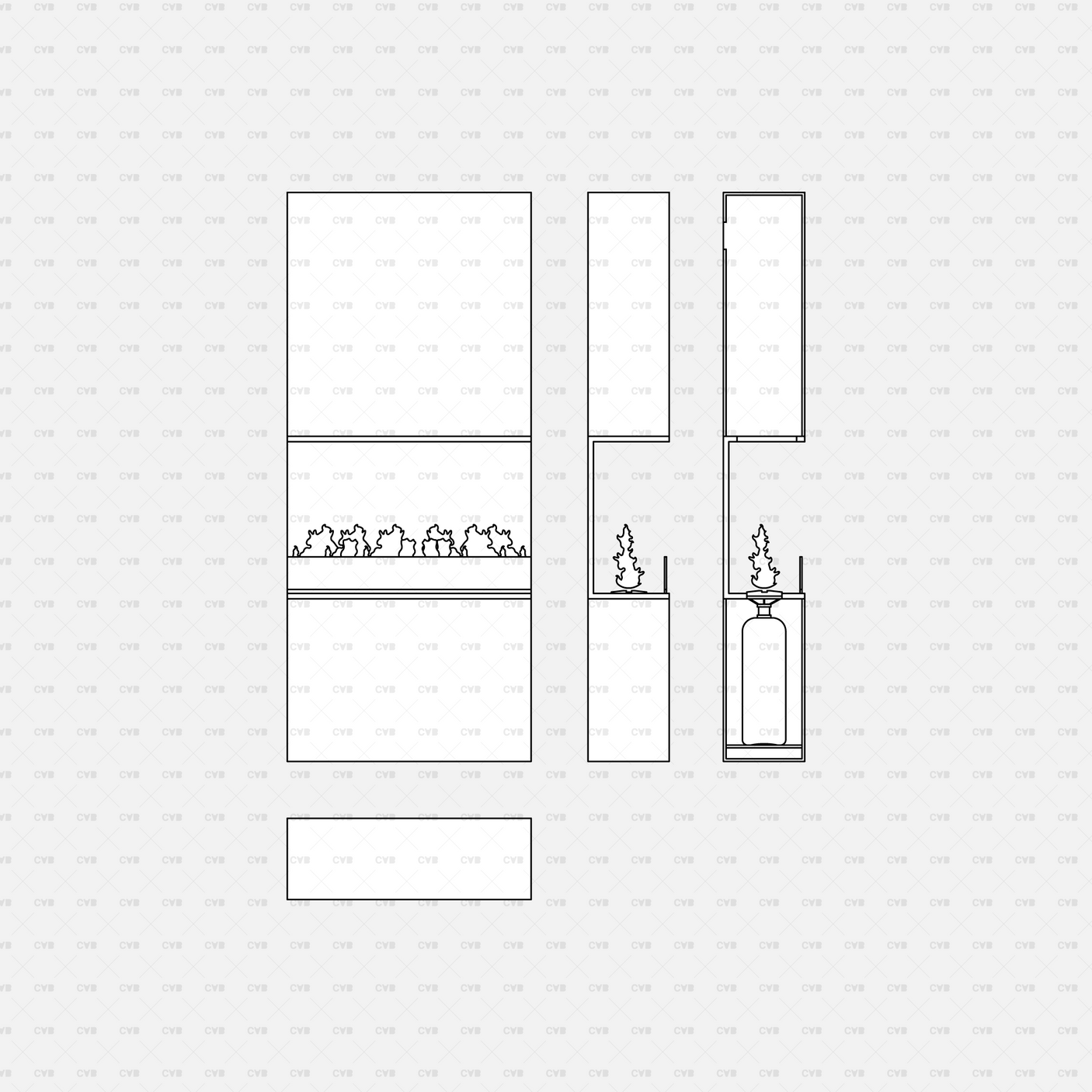 download dynamic cad blocks and vector cadasbuilt modern fireplaces