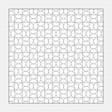 Illustrator Pattern Modern Popular Tiles CADasbuilt AI SVG Rounded-Edge Block Grid Composed Of Curved Square Motifs