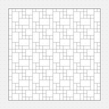 Illustrator Pattern Modern Popular Tiles CADasbuilt AI SVG Offset Block Mosaic Pattern Of Mixed Rectangle Tile Sizes