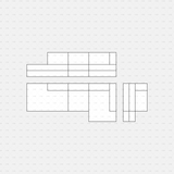 download CAD Dynamic Blocks and Vector Modular Sofa L-shape