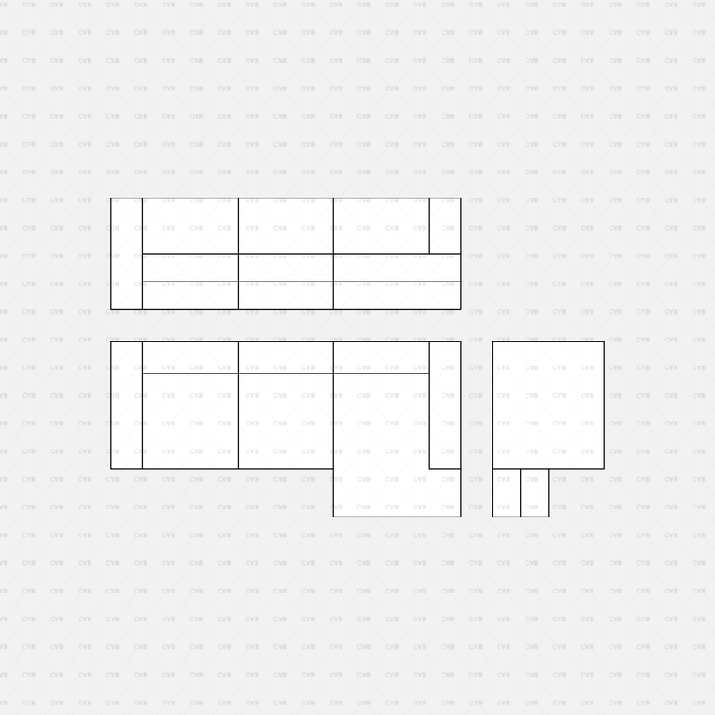 Download CAD Dynamic Blocks and Vector Modular Sofa 02 | CADasBuilt ...