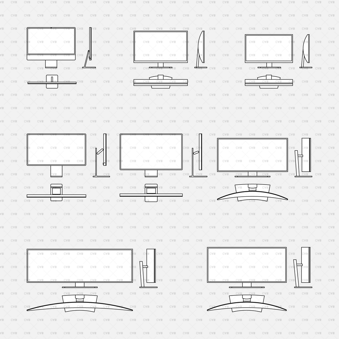 DYNAMIC CAD BLOCKS | 31 Office and Tech Gadget Appliances | CADasBuilt ...