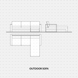 download cad dynamic blocks and vector cadasbuilt outdoor sofa