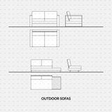 download cad dynamic blocks and vector cadasbuilt outdoor sofa