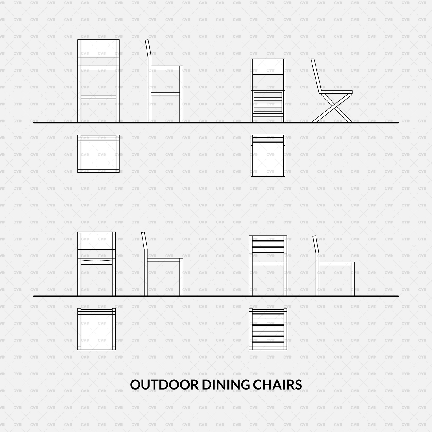 download cad dynamic blocks and vector cadasbuilt outdoor dining chairs