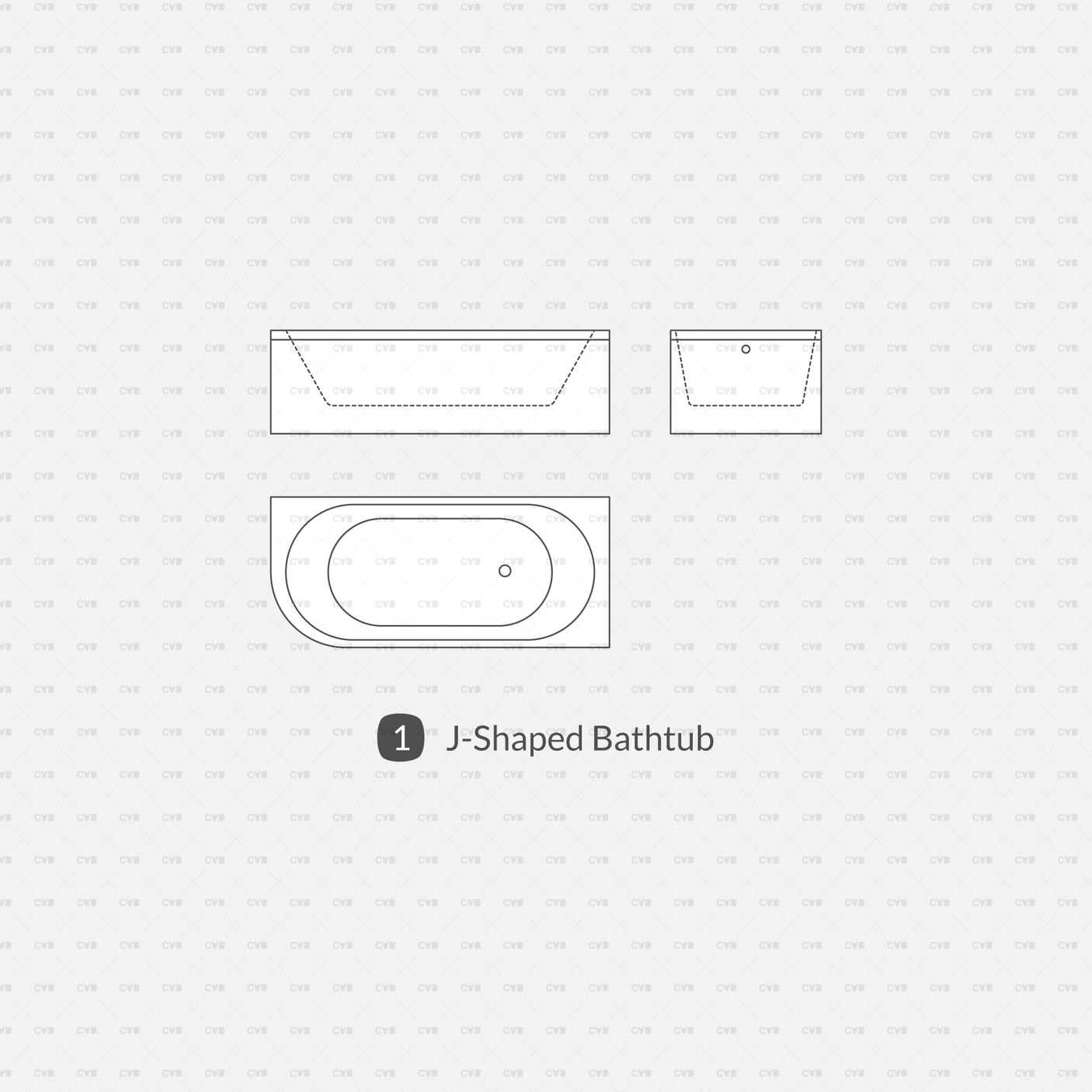 download dynamic cad blocks bathroom vector bathtub j shaped 