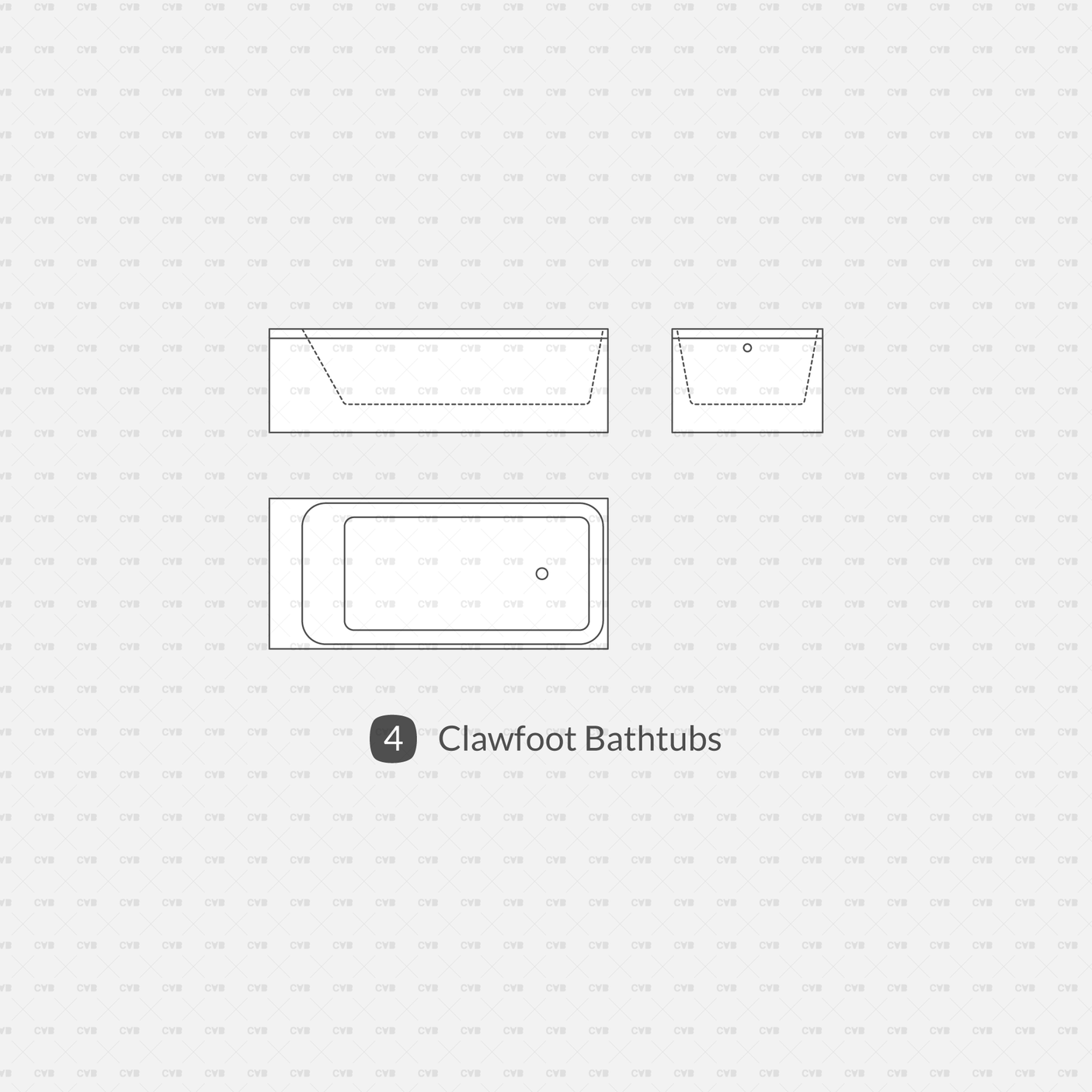 download dynamic cad blocks bathroom vector bathtub clawfoot