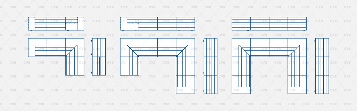 Modular Seating Autocad Block Download CAD Dynamic Blocks and Vector Modular Sofa 03 | CADasBuilt ...