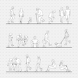 cadasbuilt Download cad blocks dynamic vector people on stairway