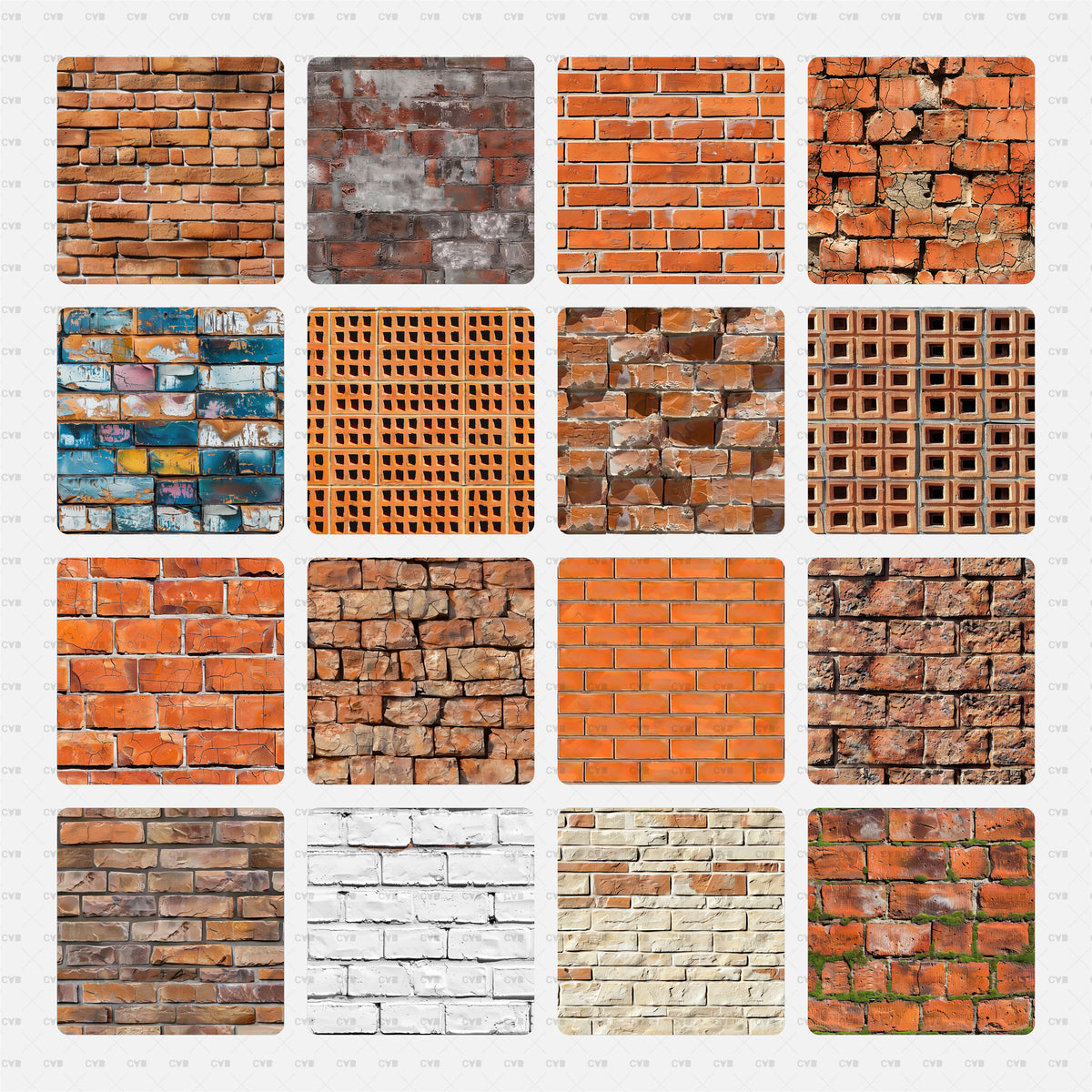 Seamless Pattern Library of Wall Bricks Textures | CADasBuilt – cadasbuilt