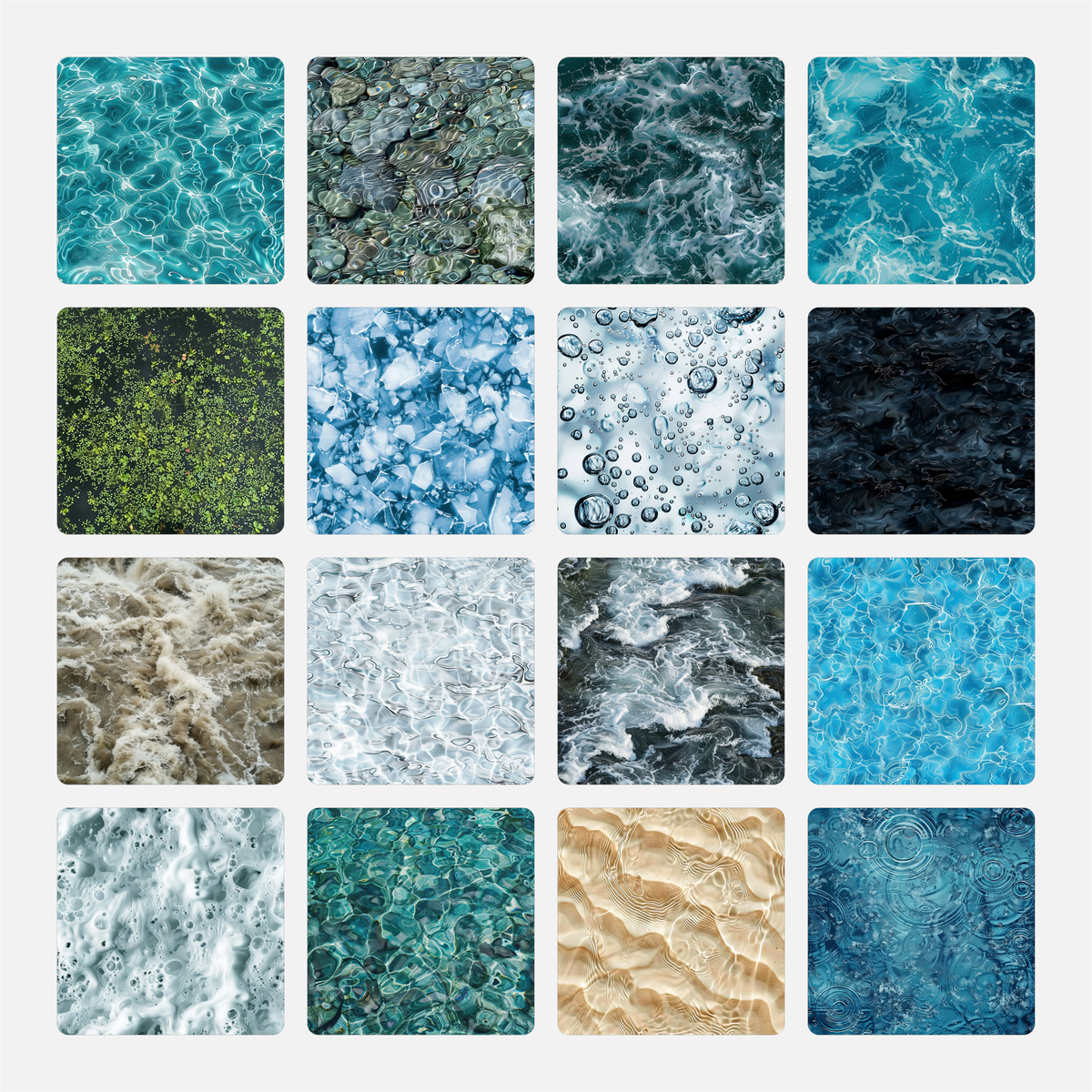 Seamless Pattern Library of Water Textures | CADasBuilt – cadasbuilt