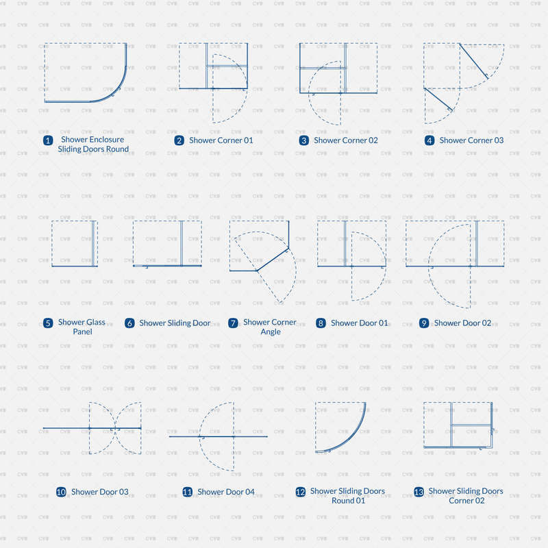 Download Dynamic CAD Shower Enclosures | CADasBuilt – cadasbuilt