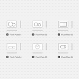 cadasbuilt Download cad blocks dynamic vector toilets bidets bathroom flush plate