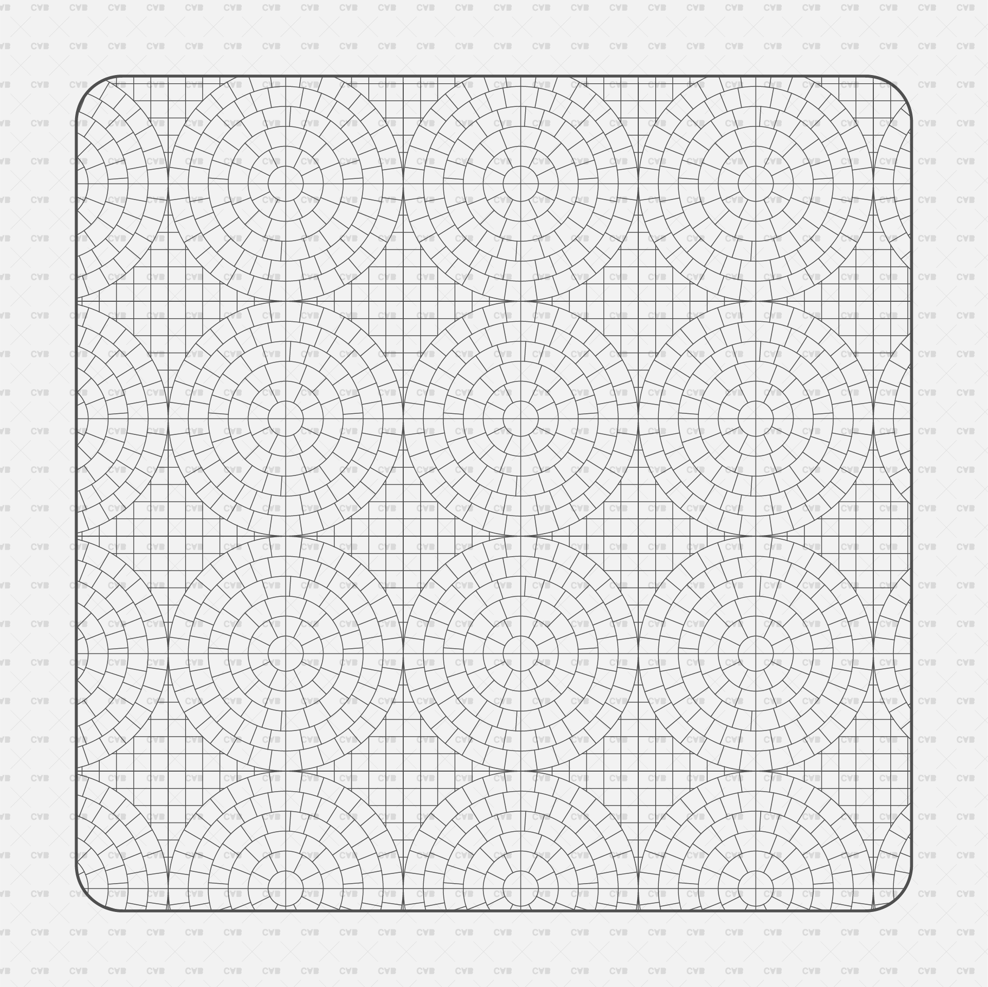 Rosette graph paper beaded rosette patterns free missouri river brand  beaded rosette template kit started