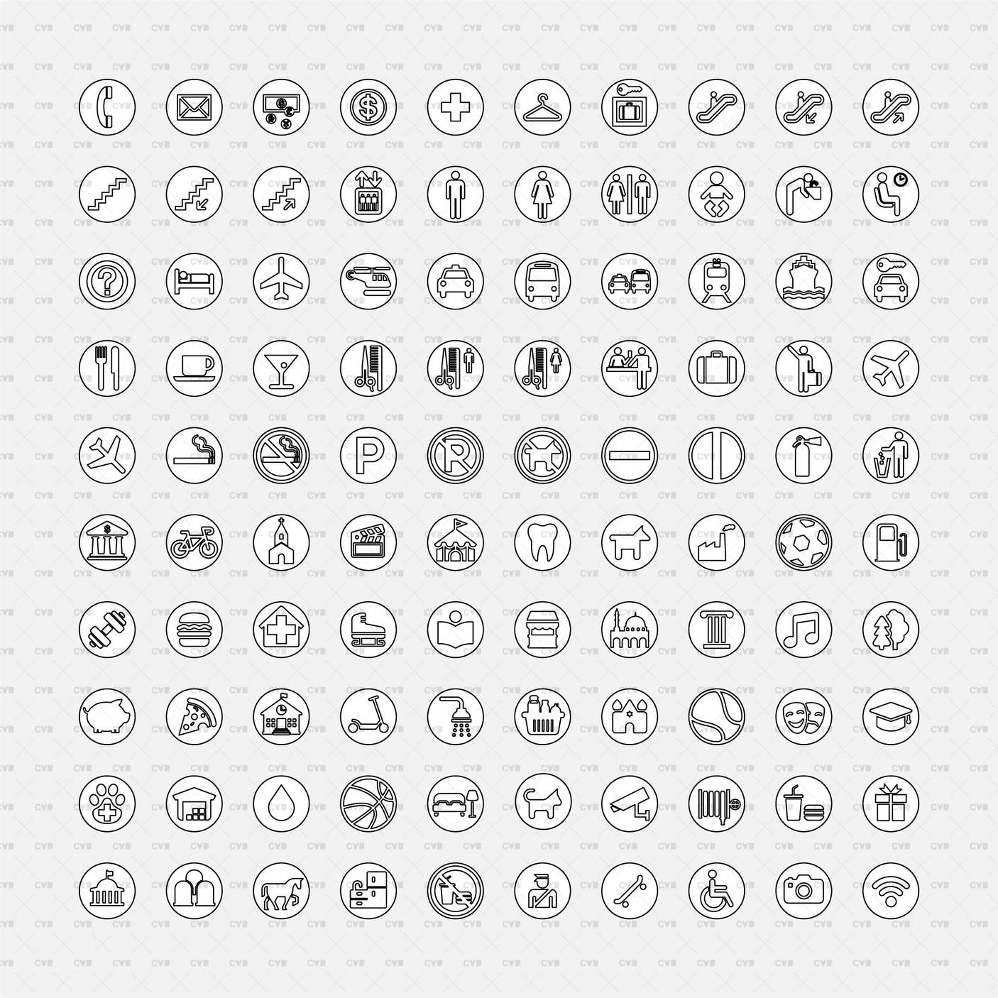 download CAD and Vector Program Diagram Symbols line drawing