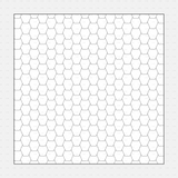 Vector Illustrator Pattern roof patterns CADasbuilt AI SVG hex roof tiles arranged in a clean honeycomb grid.