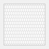 Vector Illustrator Pattern roof patterns CADasbuilt AI SVG terracotta shingles, small rectangular tiles staggered in rows.
