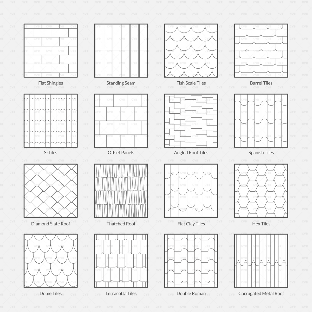 Download Architectural Vector Patterns - CADasBuilt – cadasbuilt