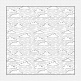 Vector Illustrator Pattern sky patterns CADasbuilt AI SVG layered clouds with horizontal wind lines seamless repeat.