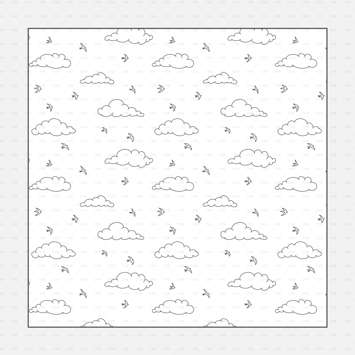 Vector Illustrator Pattern – Sky Patterns | CADasBuilt – cadasbuilt