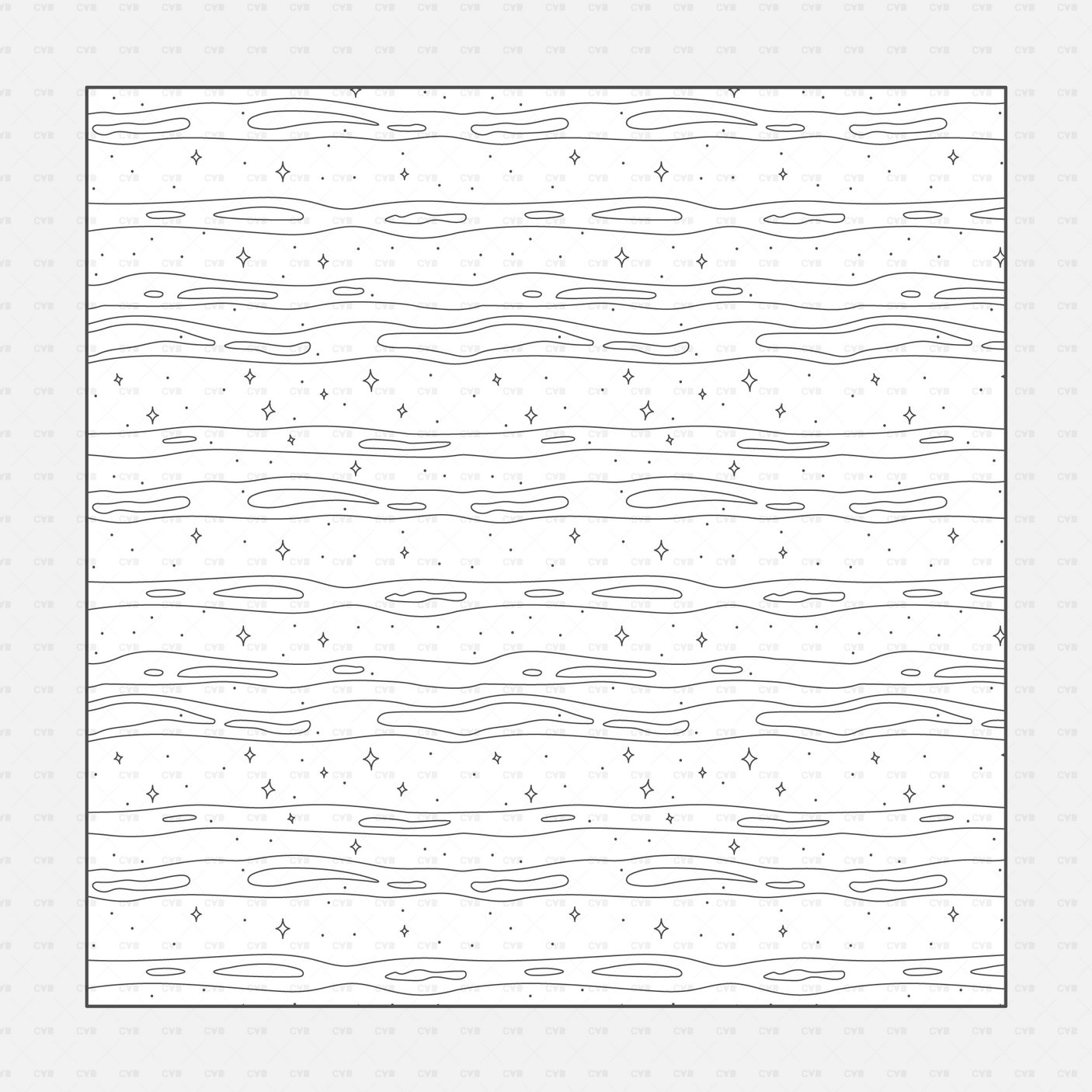 Vector Illustrator Pattern sky patterns CADasbuilt AI SVG night sky bands with floating clouds and stars seamless.