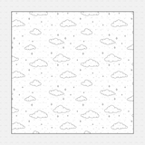 Vector Illustrator Pattern sky patterns CADasbuilt AI SVG clouds with stars dotted night composition seamless.