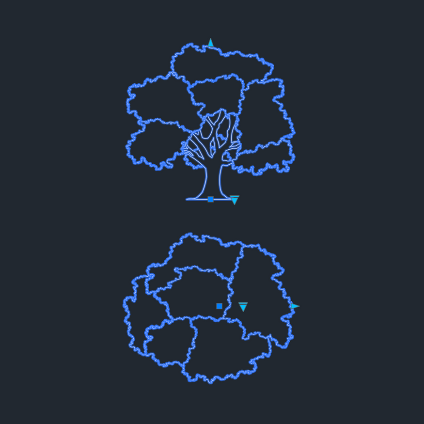 Download DYNAMIC CAD Trees BLOCKS | CADasBuilt – cadasbuilt