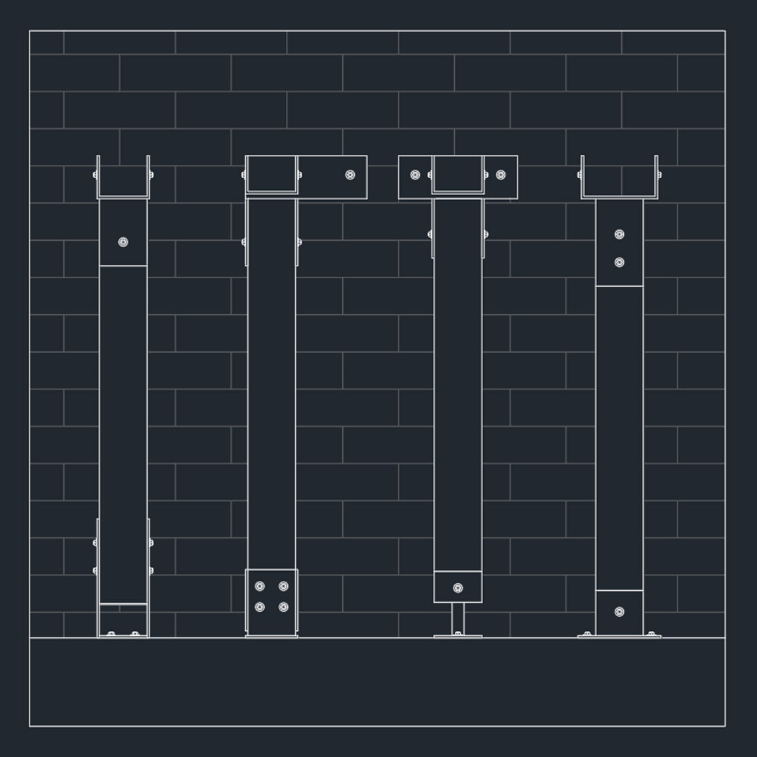 Download CAD Dynamic Wood Column Blocks | CADasBuilt – cadasbuilt