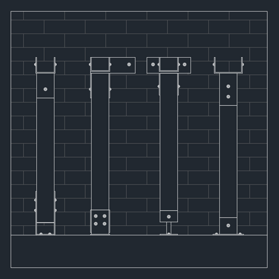 Download CAD Dynamic Wood Column Blocks | CADasBuilt – cadasbuilt