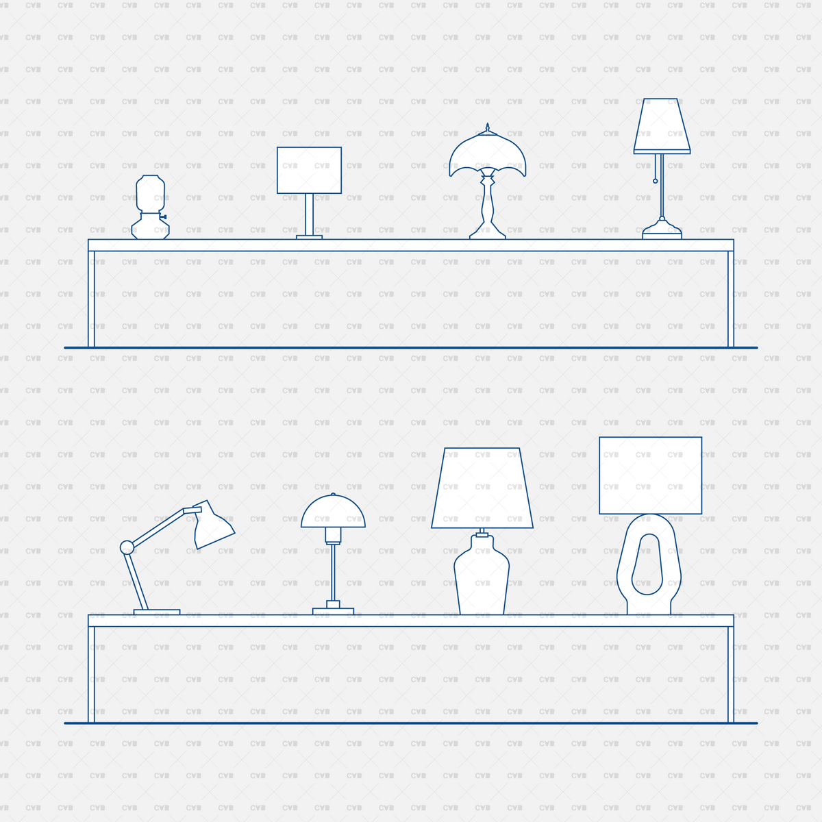 Lighting CAD Blocks – Wall, Ceiling & Track Lamps | CADasBuilt – cadasbuilt