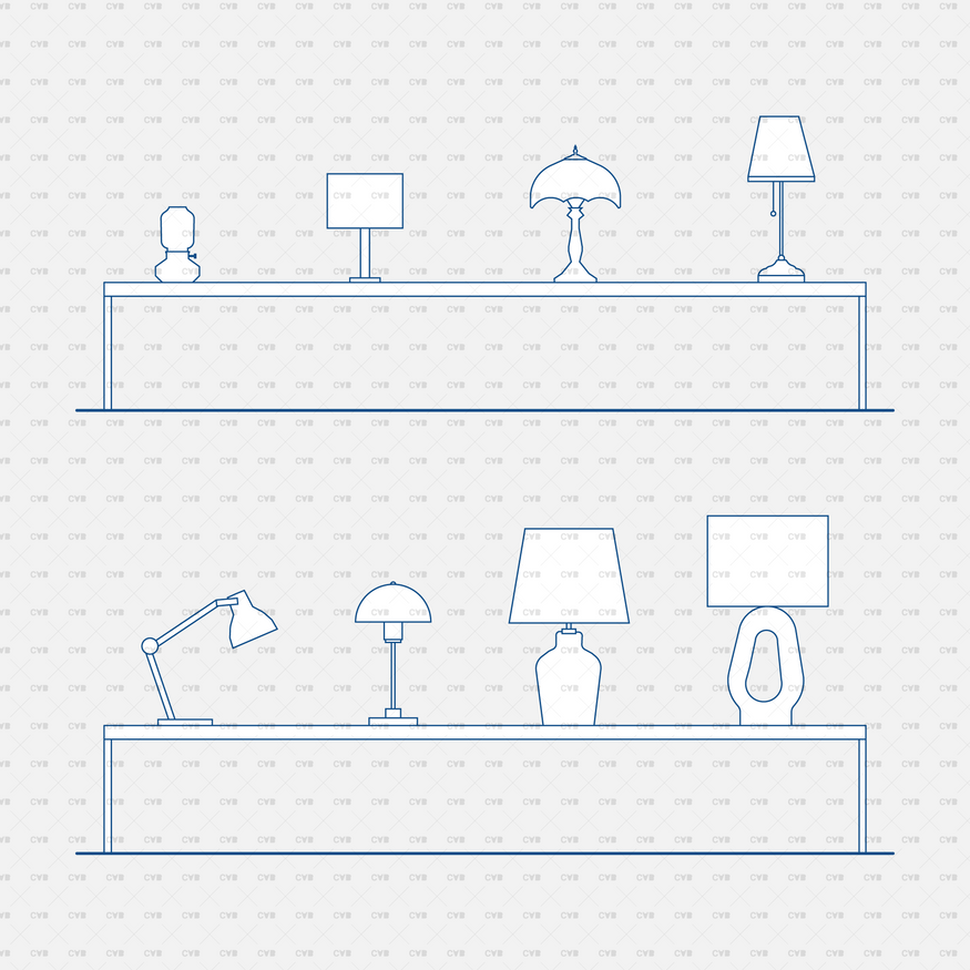 Lighting CAD Blocks – Wall, Ceiling & Track Lamps | CADasBuilt – cadasbuilt