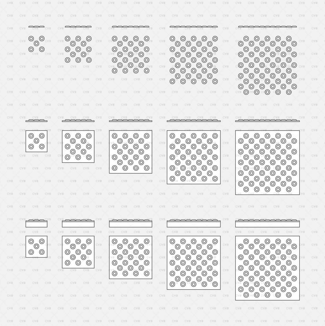 Forward Tagtile Block Download CAD Dynamic Blocks and Vector Tactile Paving | CADasBuilt ...