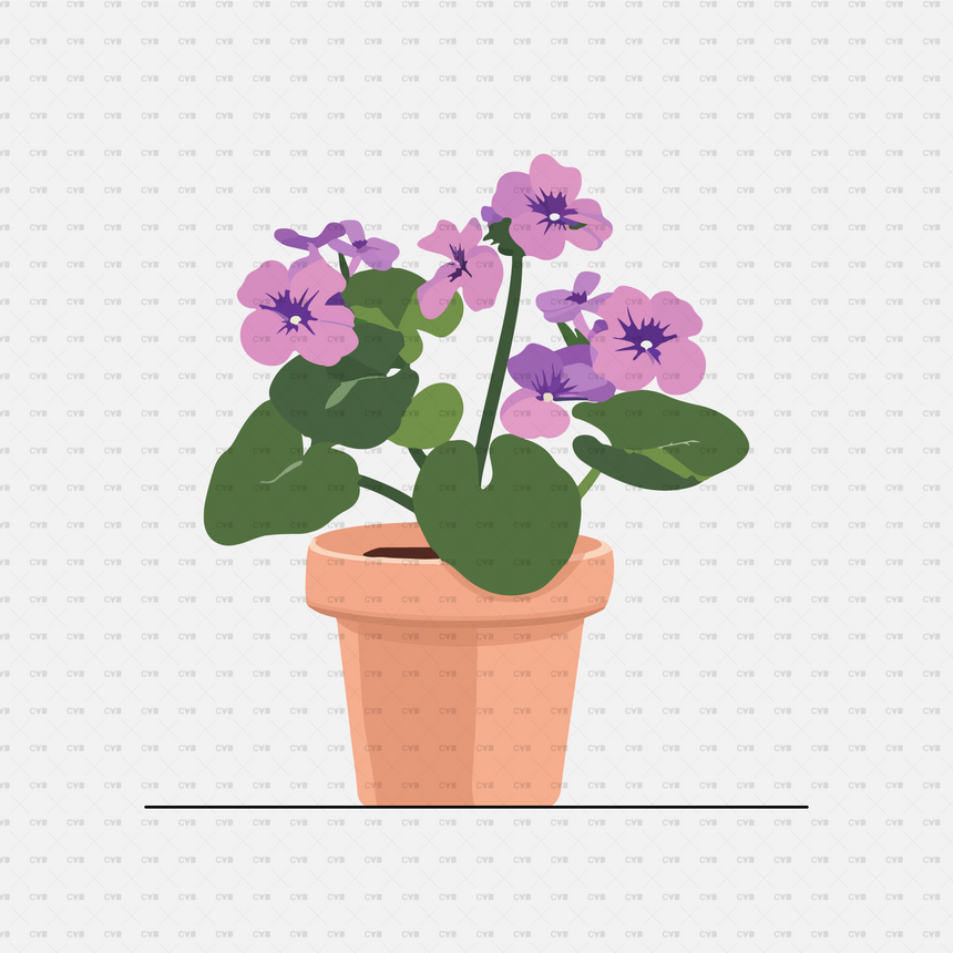 Vector Potted Plants 01