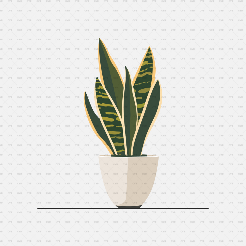 Vector Potted Plants 01