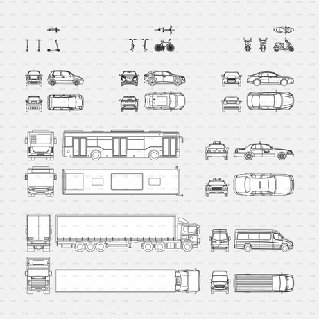 CAD and Vector Vehicles