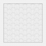 Vector Illustrator Pattern wallpaper CADasbuilt AI SVG – rounded arch repeats, layered arcs in vertical columns.