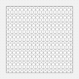 Vector Illustrator Pattern wallpaper CADasbuilt AI SVG – overlapping circle grid, scalloped arcs and circles motif.