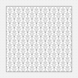 Vector Illustrator Pattern wallpaper CADasbuilt AI SVG – art deco fan grid with stylized leaf fan repeats.