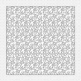 Vector Illustrator Pattern wallpaper CADasbuilt AI SVG – abstract leaf scatter seamless wallpaper foliage line art.