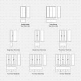 download cad dynamic and vector blocks wardrobe cadasbuilt