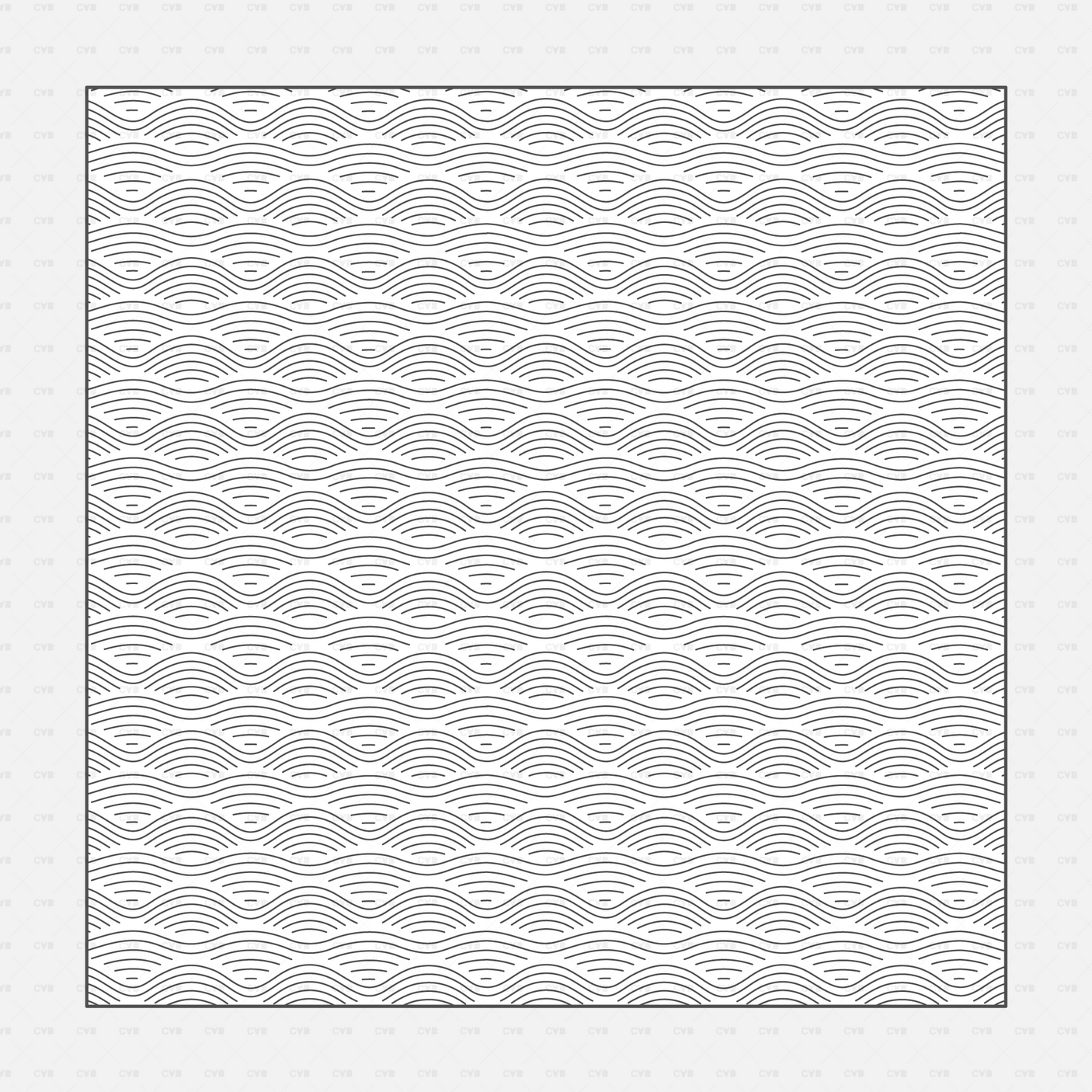 Vector Illustrator Pattern water surfaces CADasbuilt AI SVG Abstract wave bands of stacked rounded arches.