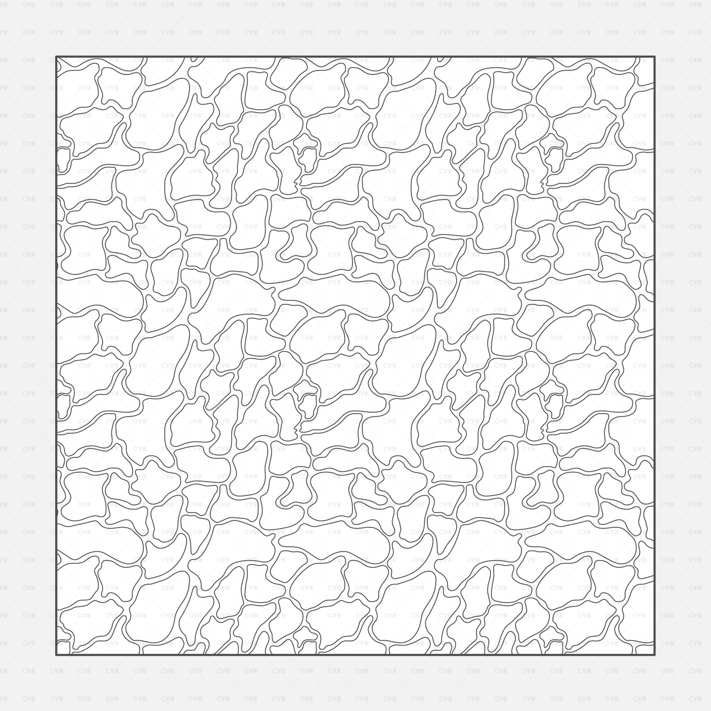 Vector Illustrator Pattern water surfaces CADasbuilt AI SVG Slow water flow in irregular pooled cell shapes.