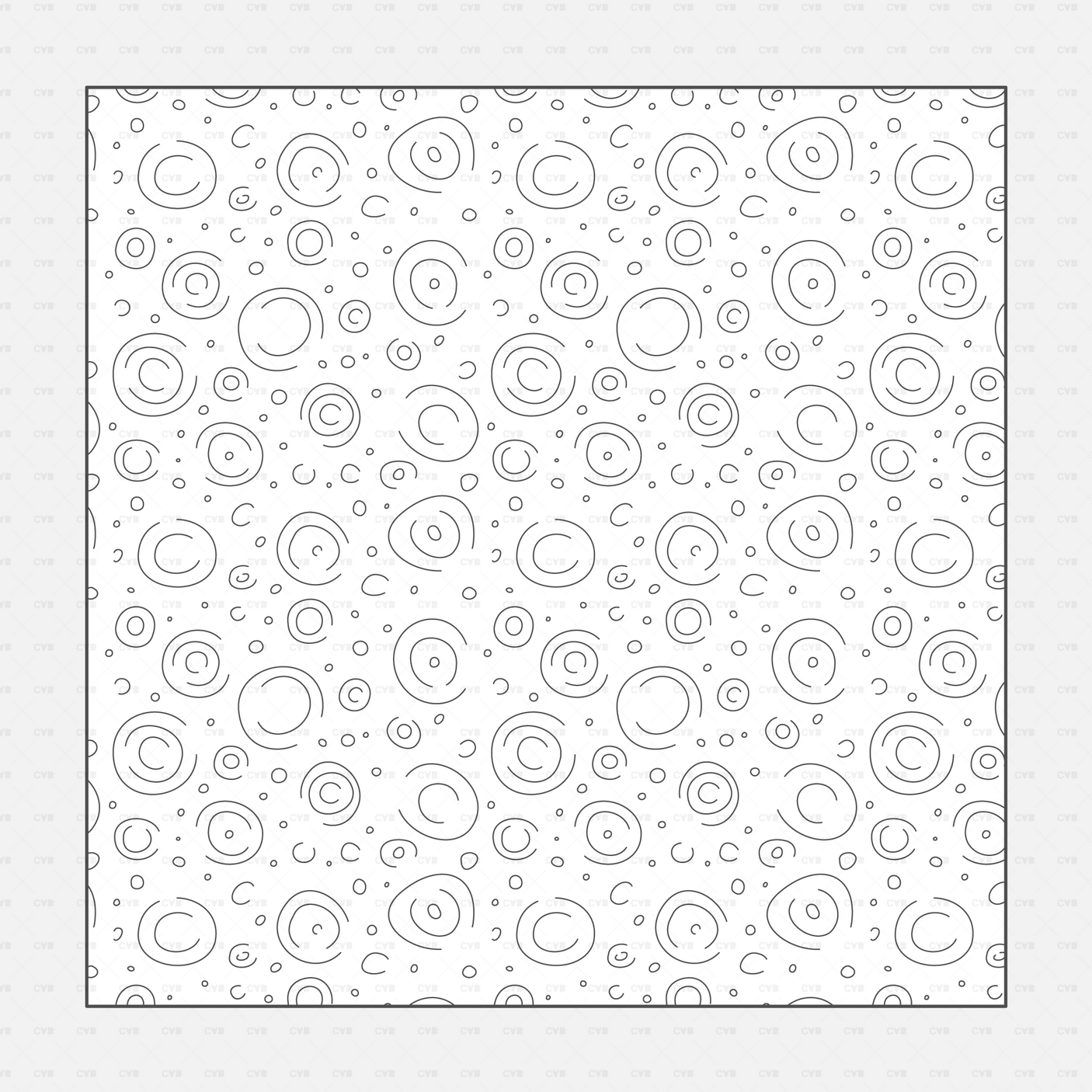 Vector Illustrator Pattern water surfaces CADasbuilt AI SVG Rain ripples with many small concentric circles.