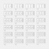 Dynamic CAD Blocks - 49 Doors Mega Pack (Wooden Frame) download autocad door 