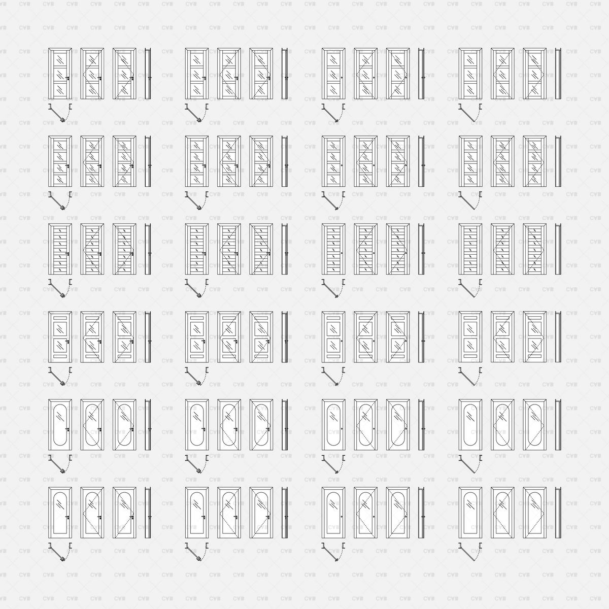 Dynamic Router Cad Blocks Download CAD Dynamic Blocks Doors Pack | CADasBuilt – cadasbuilt