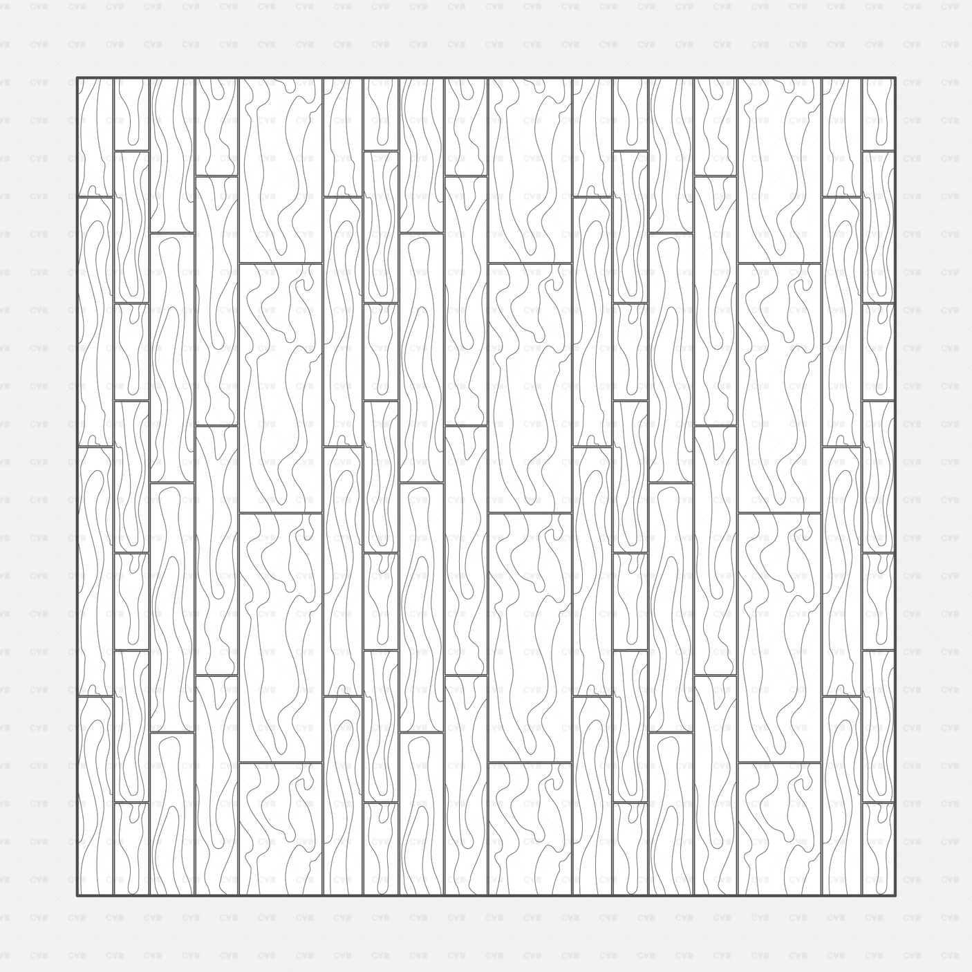 Vector Illustrator Pattern wood patterns CADasbuilt AI SVG offset panel cladding with staggered vertical boards.
