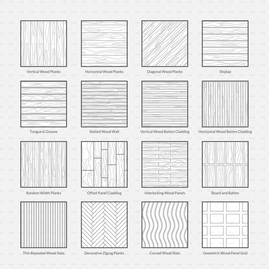 Download Architectural Vector Patterns - CADasBuilt – cadasbuilt