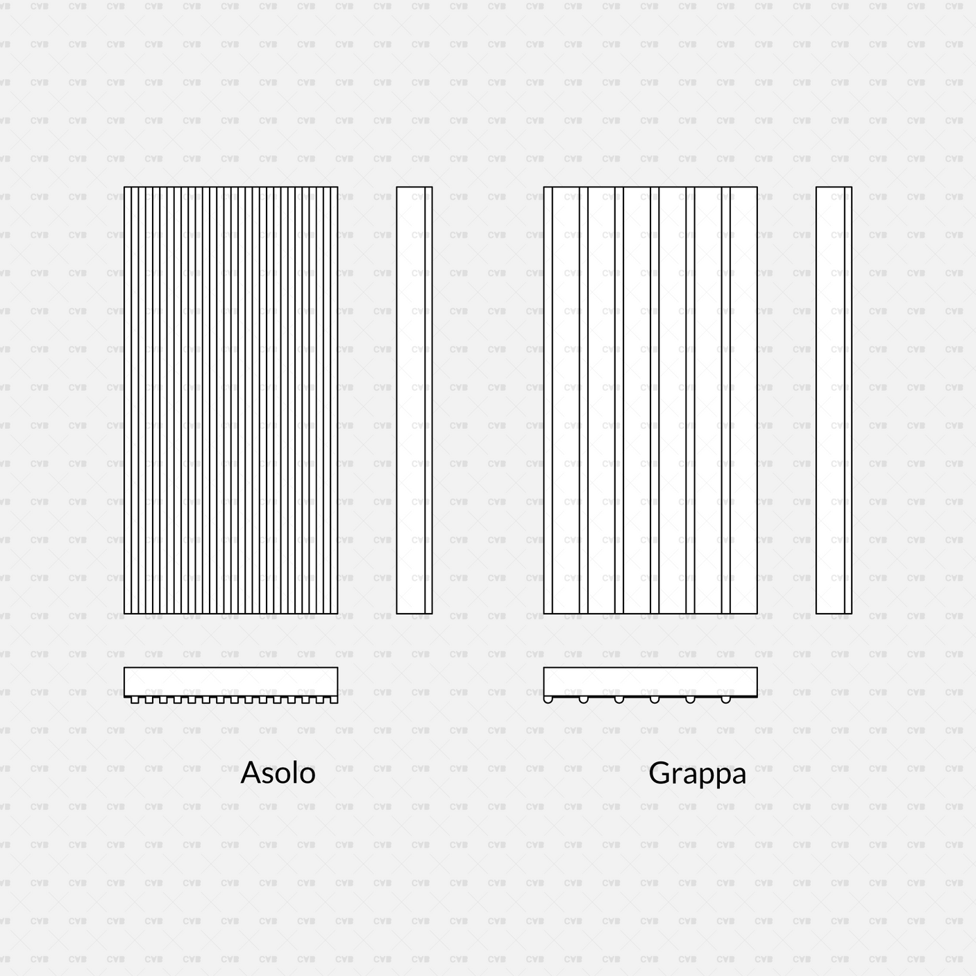 cadasbuilt Download cad blocks dynamic vector wood profile asolo grappa