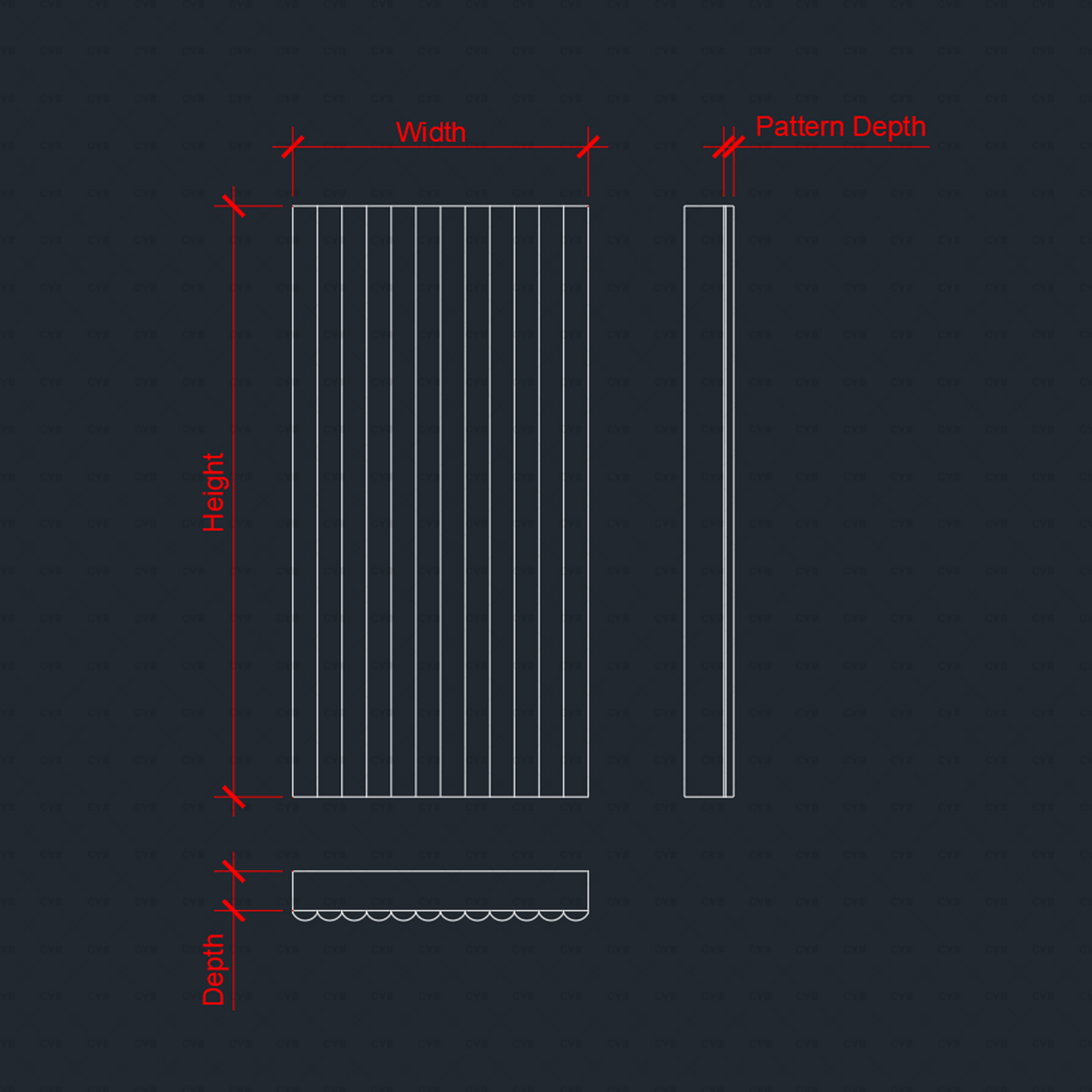 Download CAD Dynamic Blocks and Vector Wood Panels | CADasBuilt ...